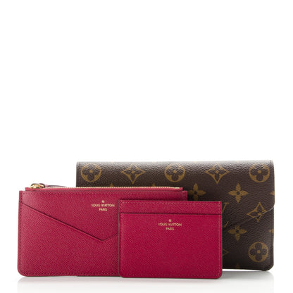 Louis Vuitton Monogram Jeanne Wallet Fuchsia 9 of 9