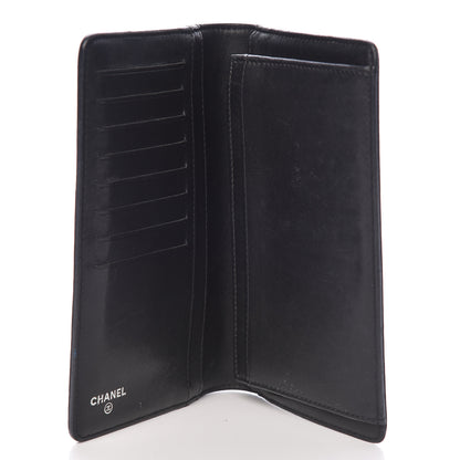 Chanel Lambskin Quilted Boy Yen Wallet Black 5 of 13