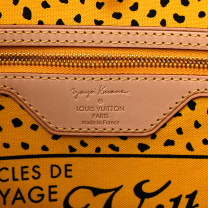 Louis Vuitton Monogram Kusama Waves Neverfull MM Yellow 6 of 16