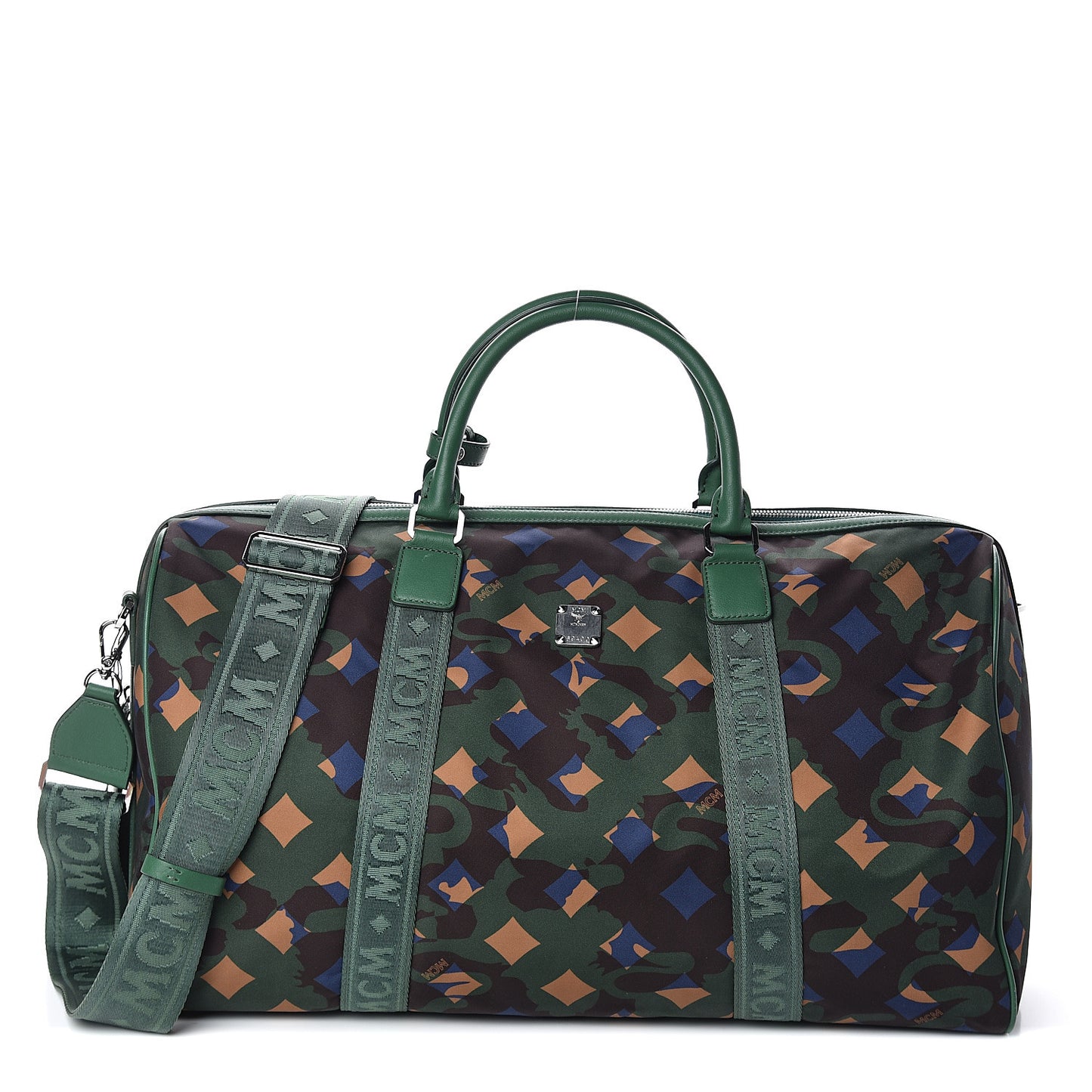 Nylon Camo Dieter Munich Weekender Bag Green