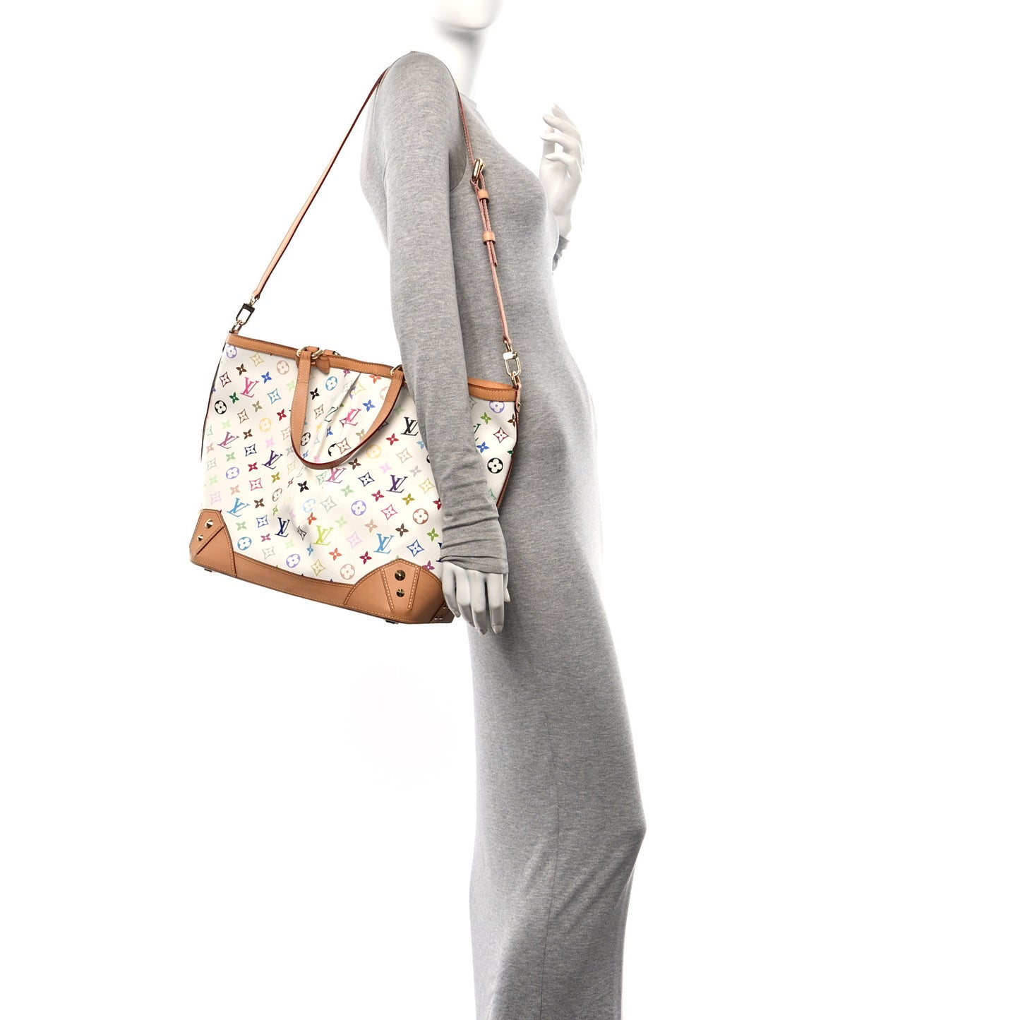 Monogram Multicolor Sharleen GM White