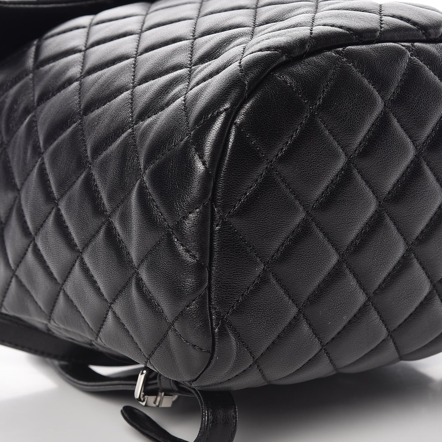Calfskin Quilted Small Urban Spirit Backpack Black