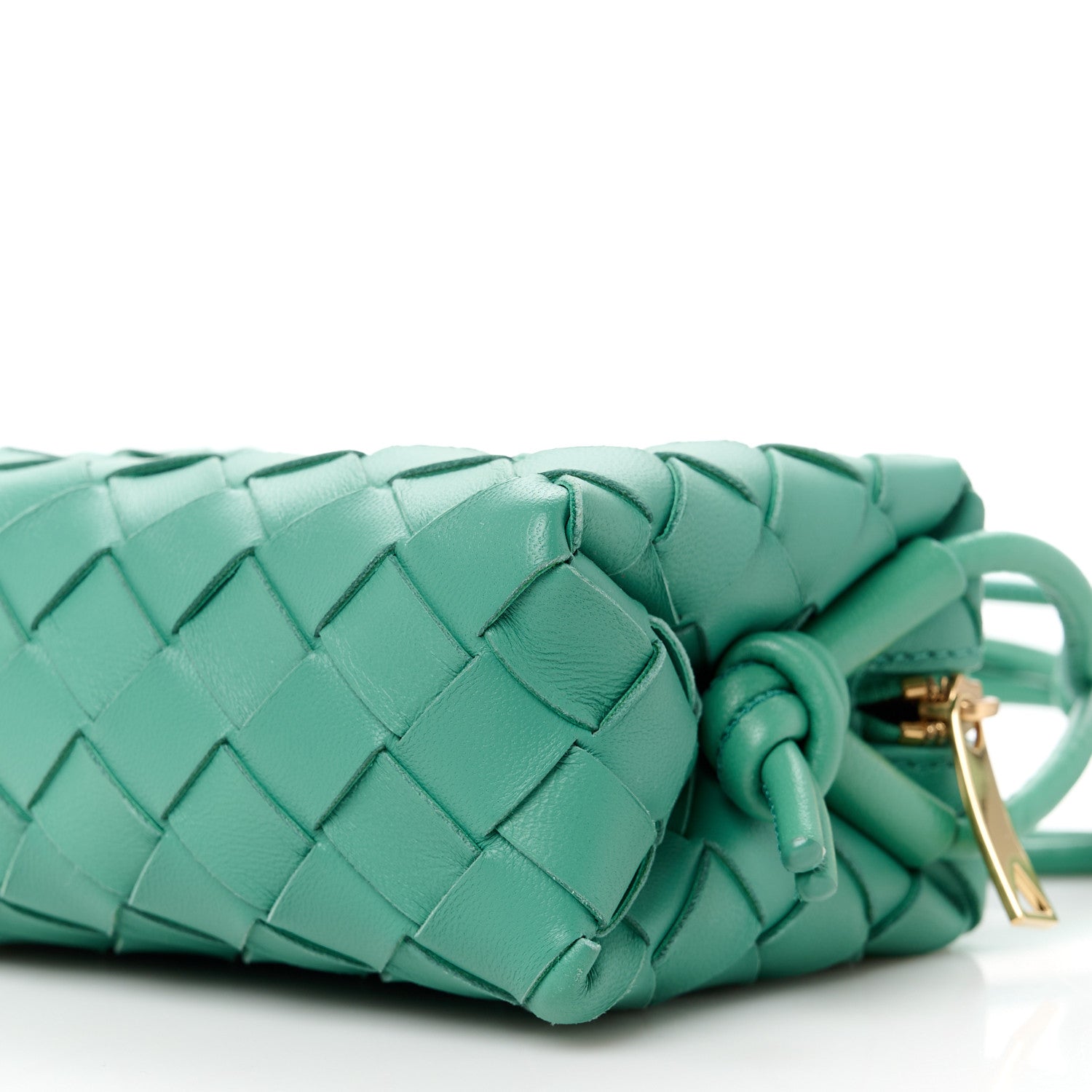 Bottega Veneta Nappa Intrecciato Candy Loop Camera Bag Mermaid 9 of 10