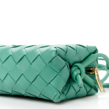 Bottega Veneta Nappa Intrecciato Candy Loop Camera Bag Mermaid 9 of 10