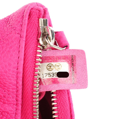 Chanel Iridescent Caviar Quilted Key Holder Case Pink 7 of 7
