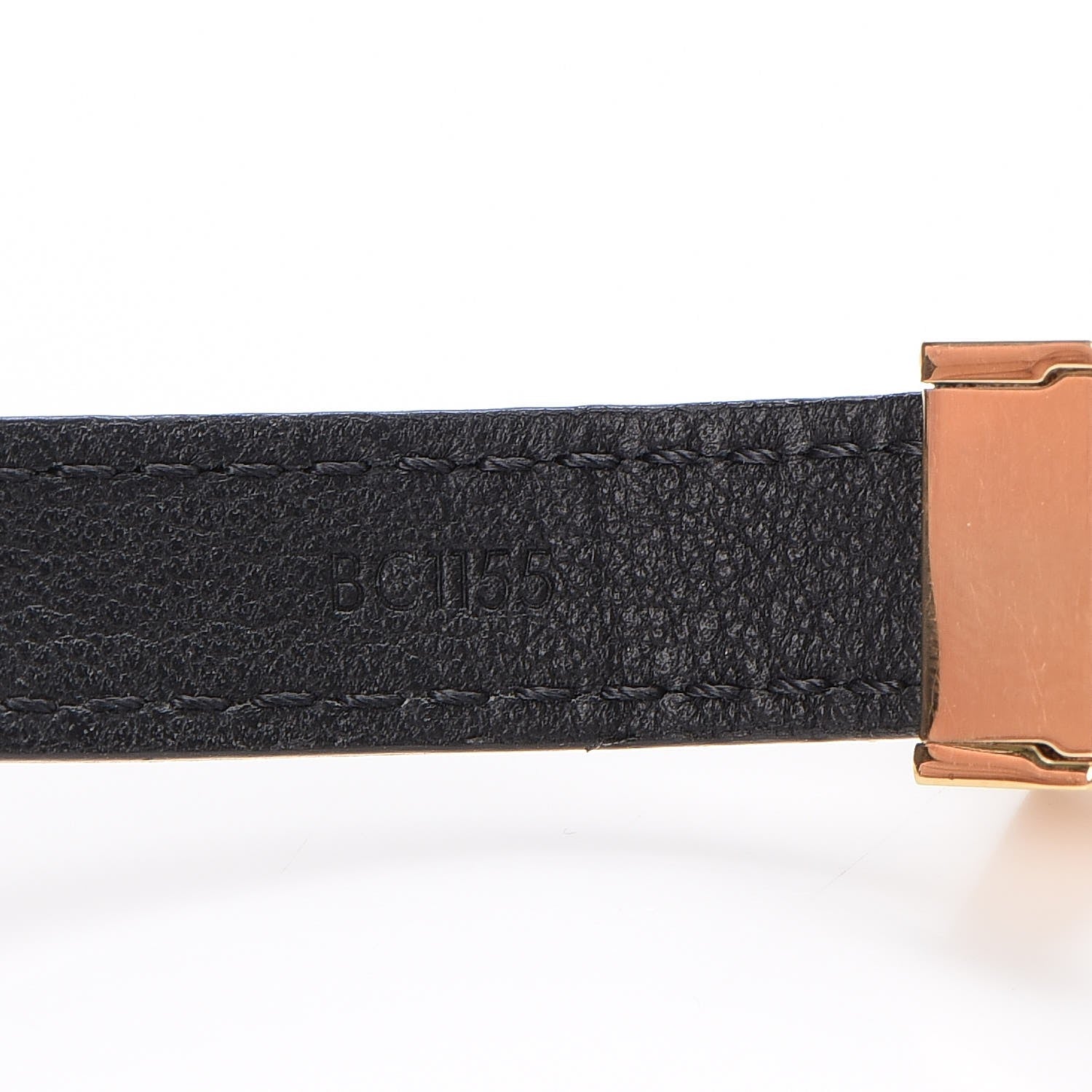 Louis Vuitton Calfskin Box It Bracelet 17 Black 6 of 9