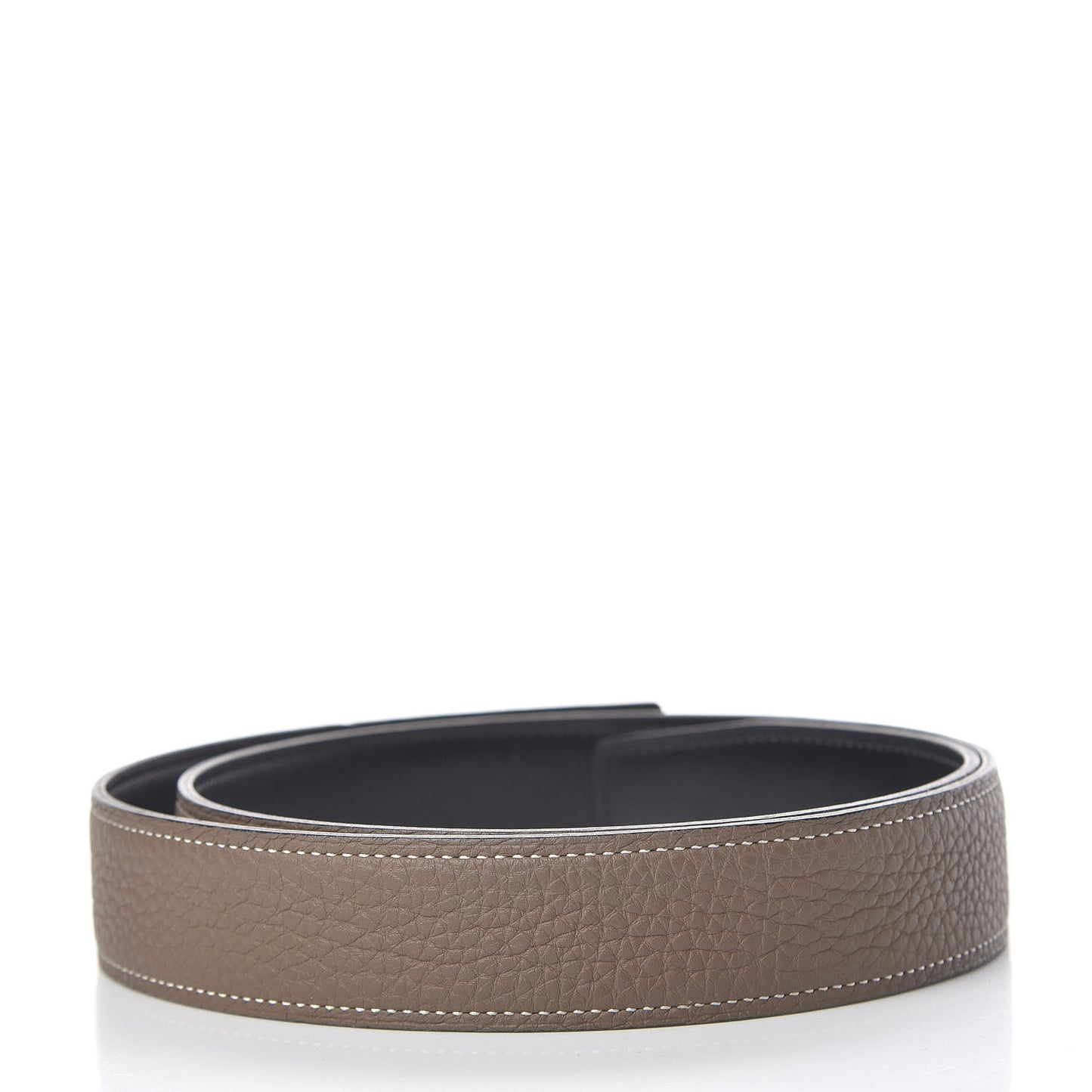 Box Togo 32mm Belt Strap 85 Black Etoupe
