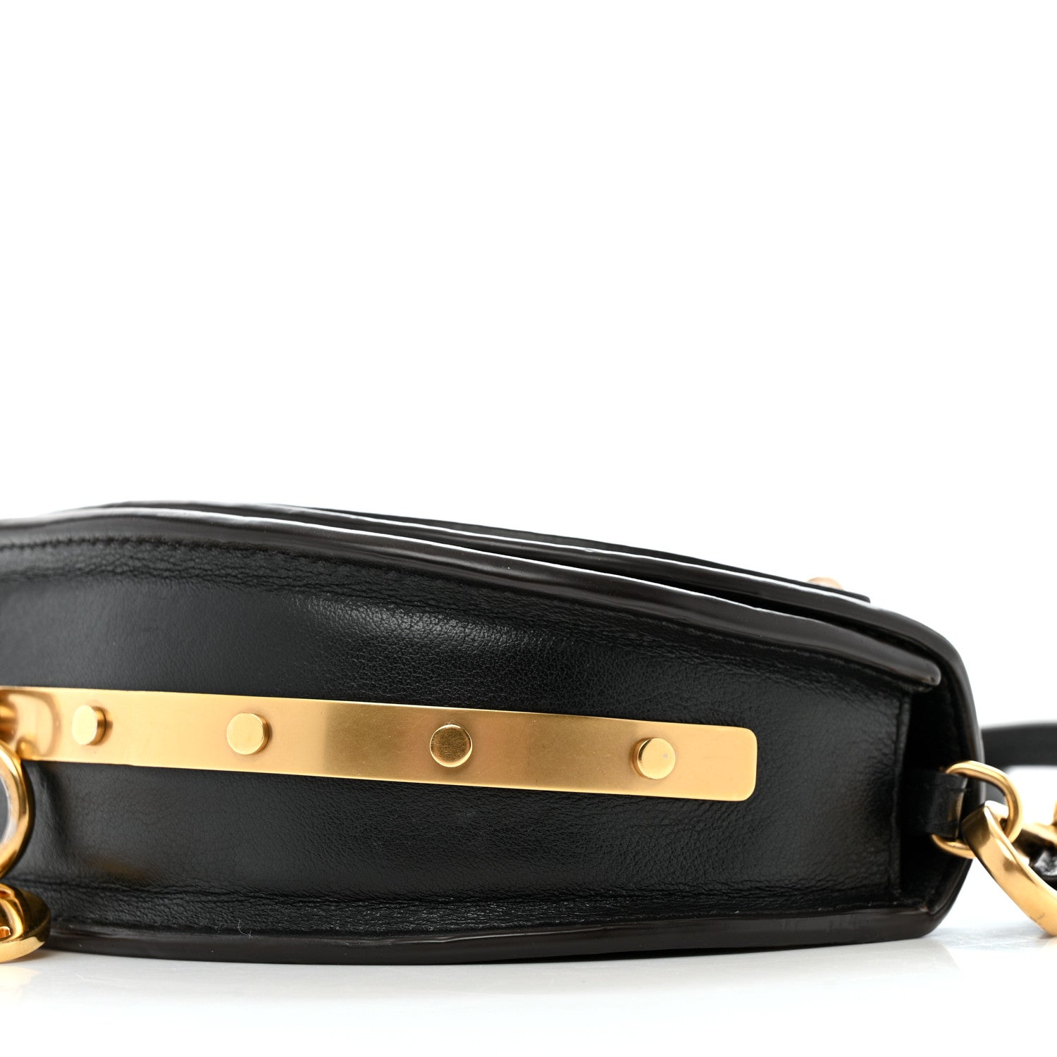 Chloe Calfskin Small Nile Bracelet Minaudiere Bag Black 10 of 13
