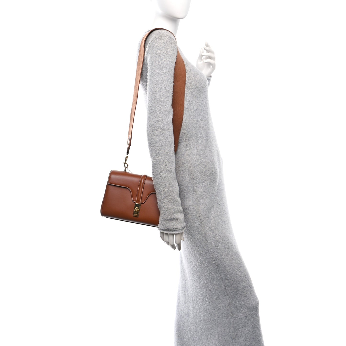 Smooth Calfskin Teen 16 Crossbody Bag Soft Tan