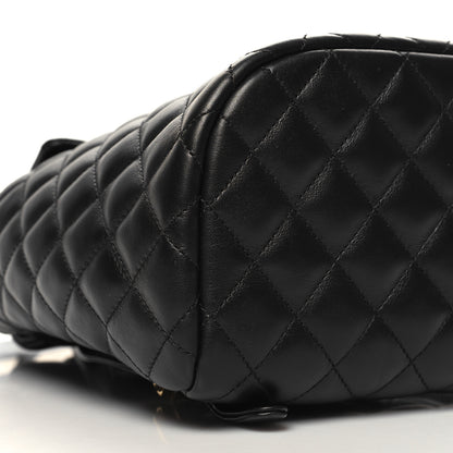 Chanel Calfskin Quilted Small Urban Spirit Backpack Black 9 of 10