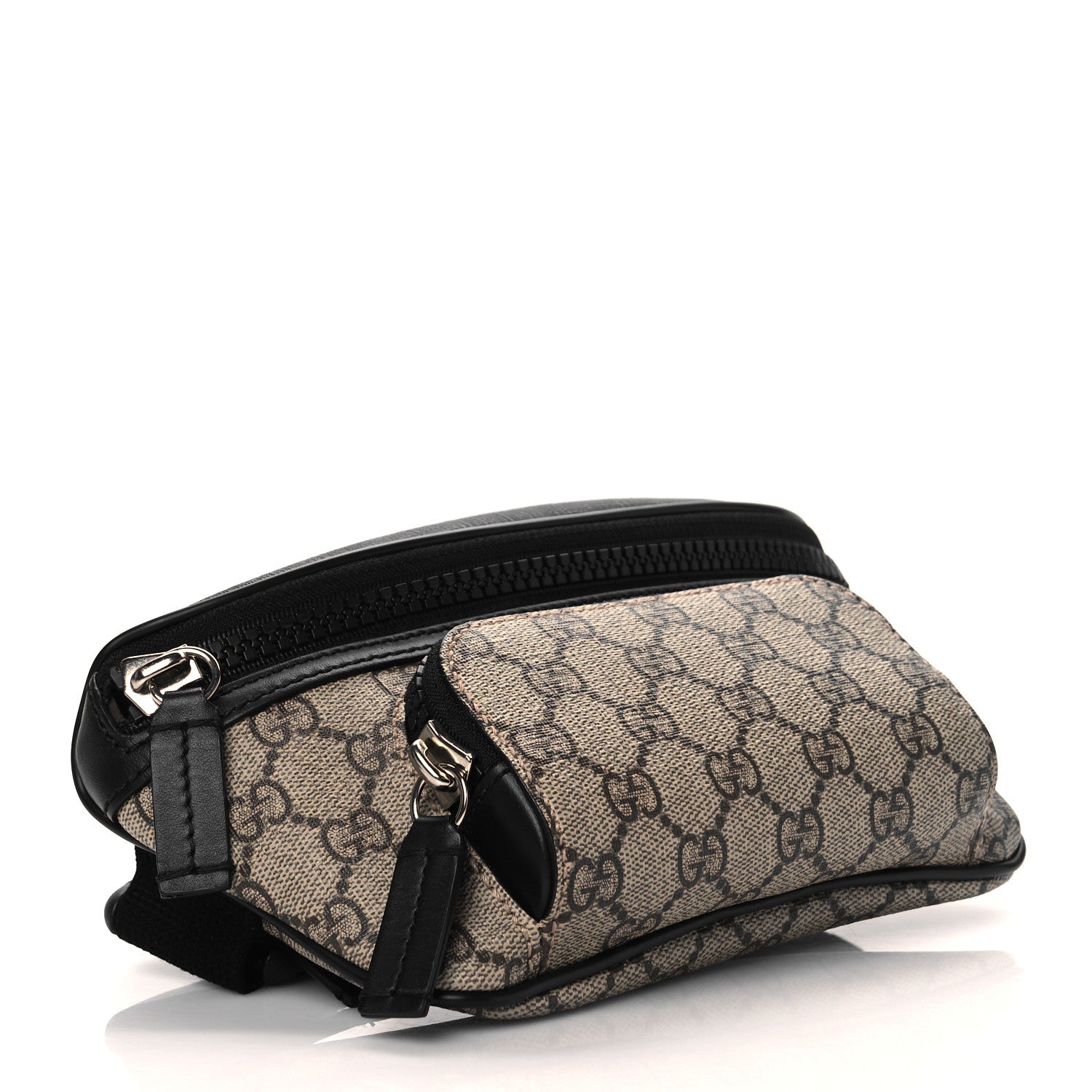Gucci GG Supreme Monogram Belt Bag Black 5 of 11