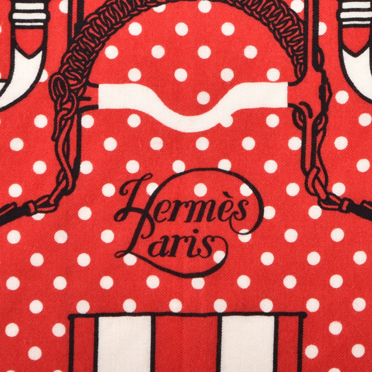 Hermes Silk Cashmere Grand Manege Bandana Shawl 140 2 of 5