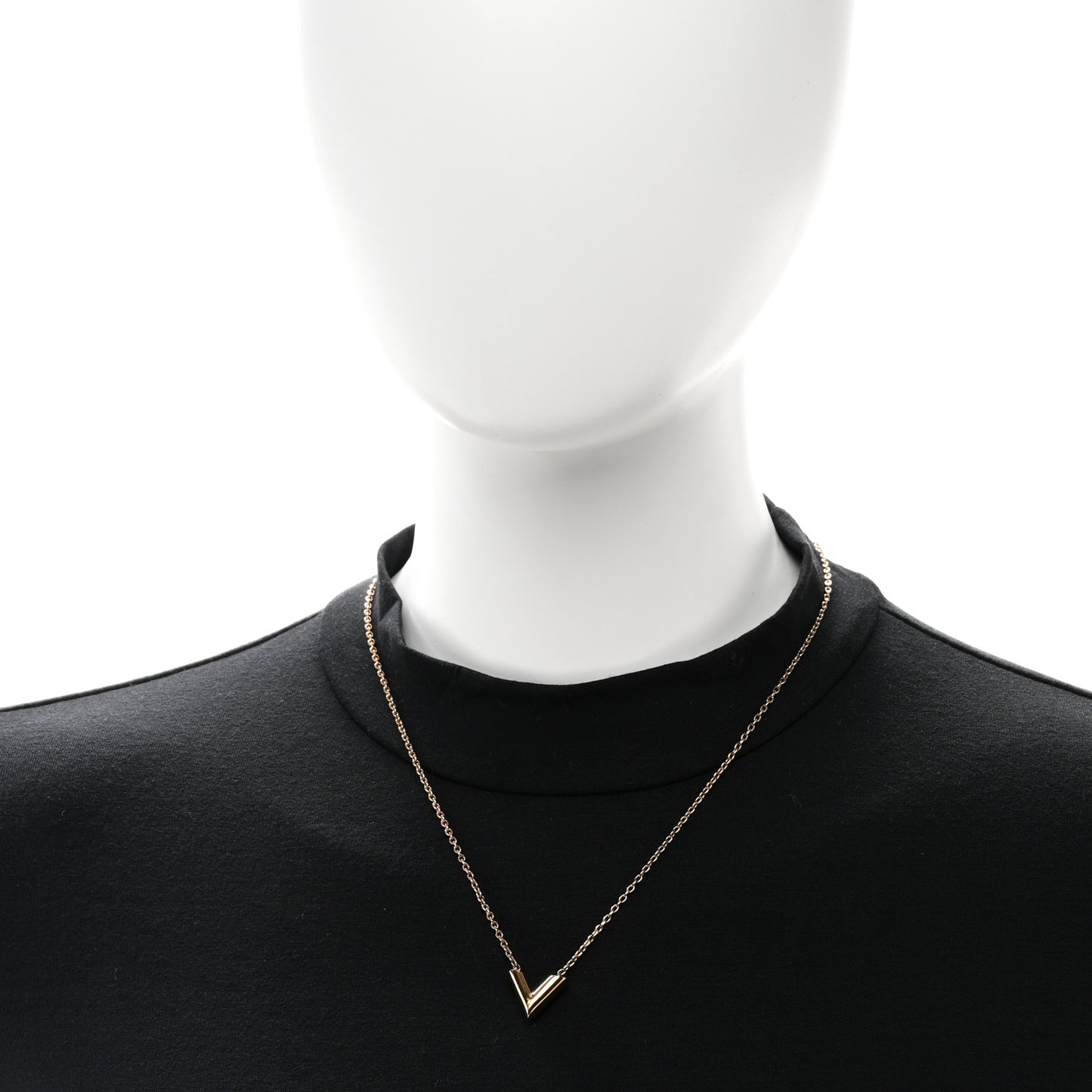 Essential V Necklace Gold