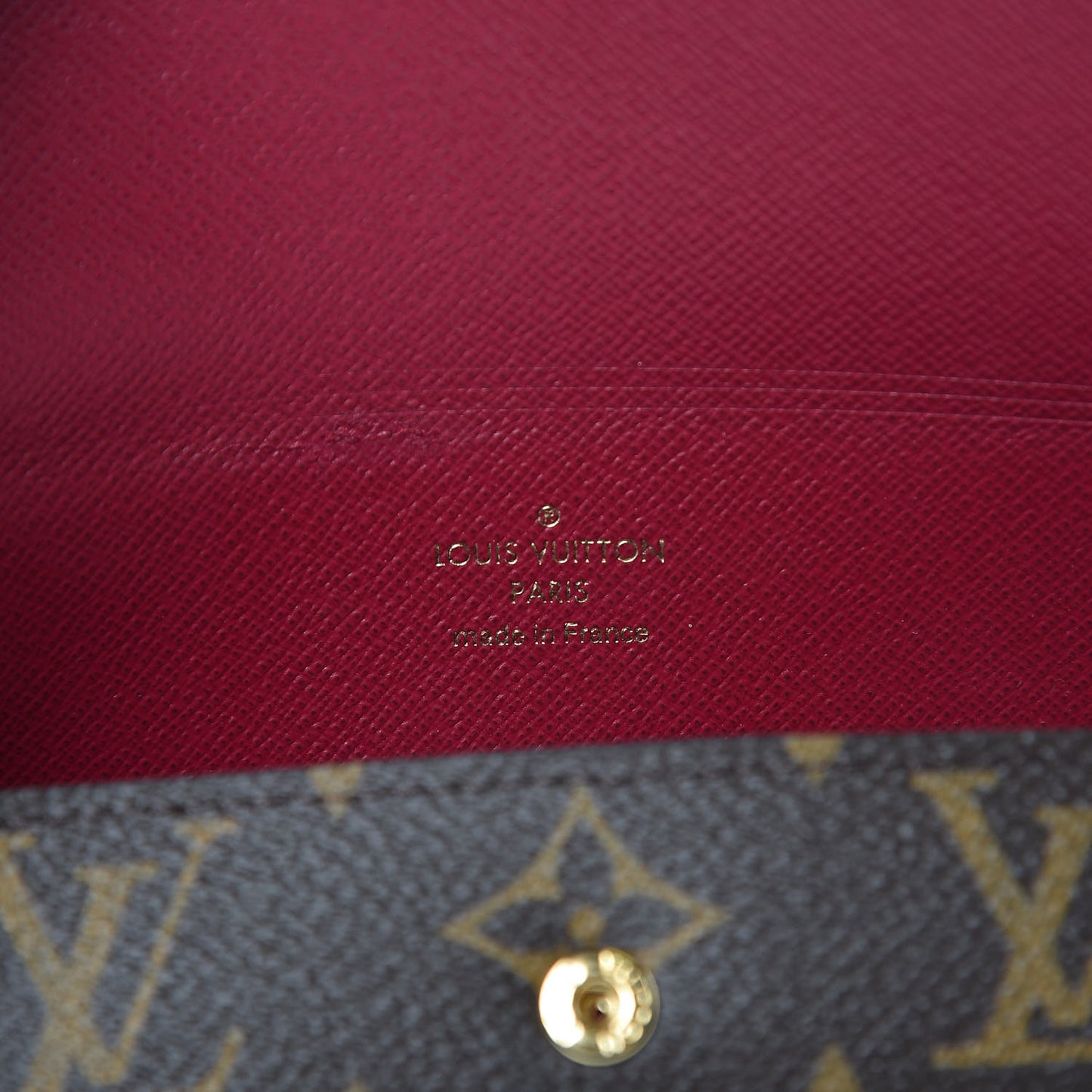 Monogram Rivet Pochette Fuchsia
