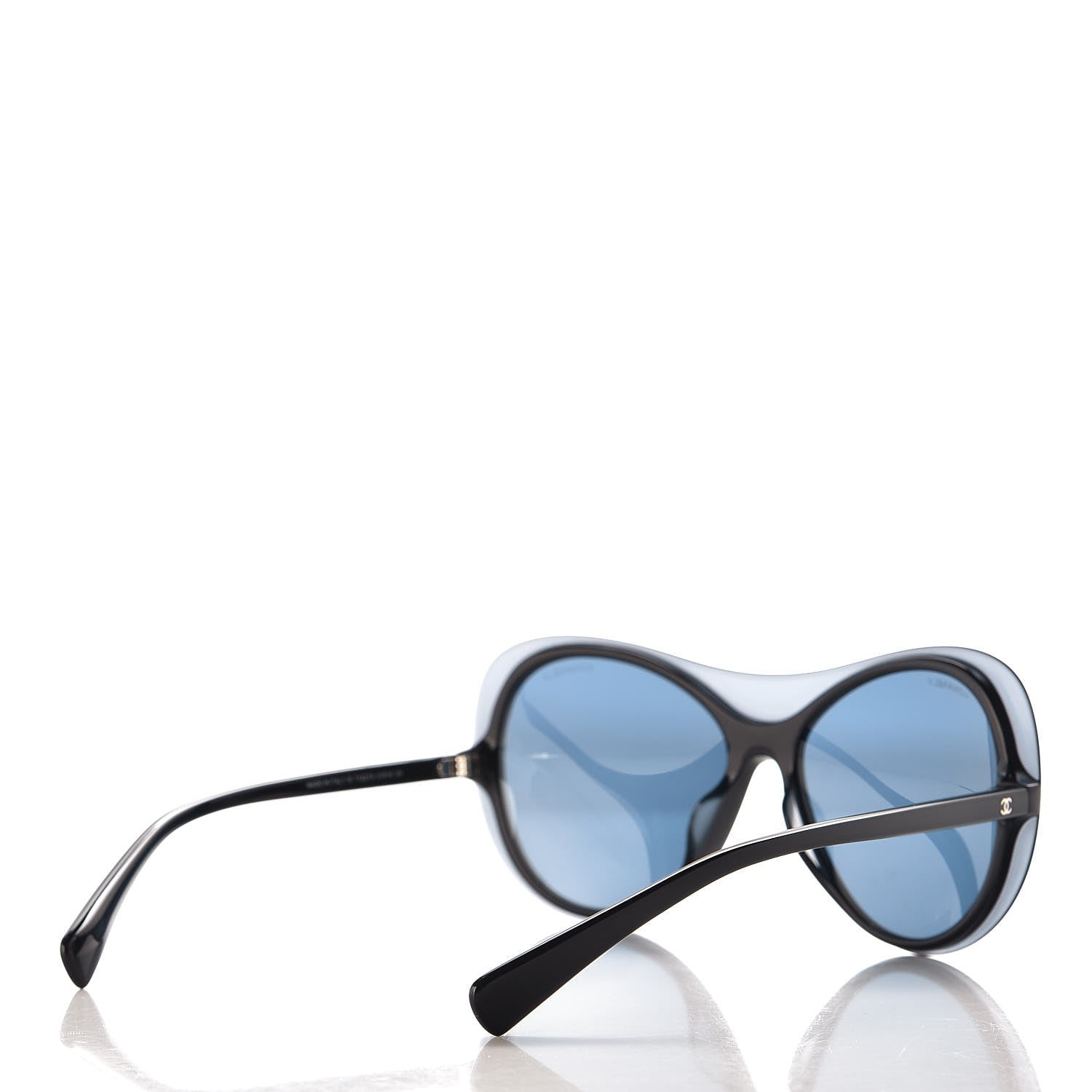 Chanel Oval Sunglasses S1616 Dark Blue 4 of 8