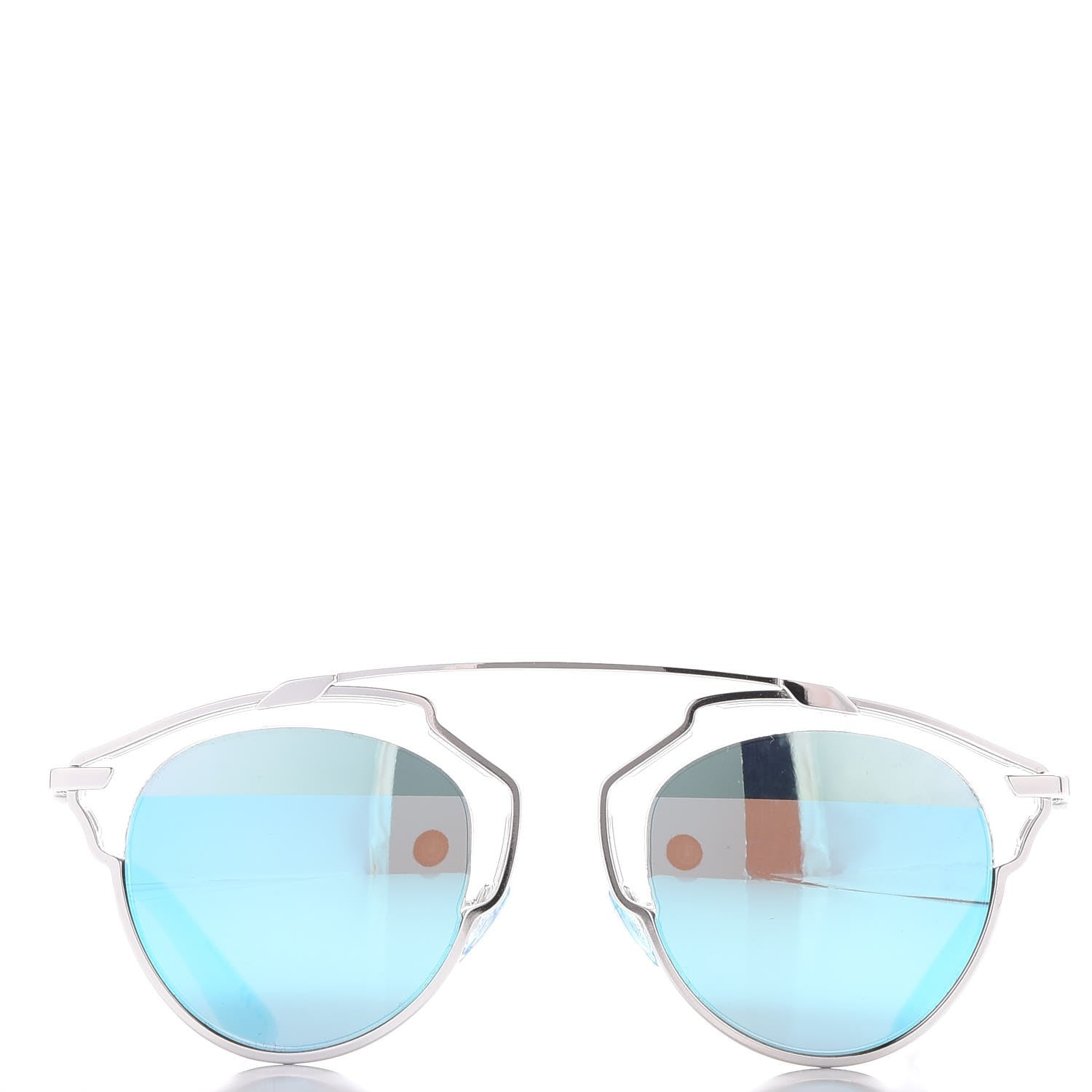 Christian Dior Mirrored So Real Sunglasses Crystal Silver White 2 of 11