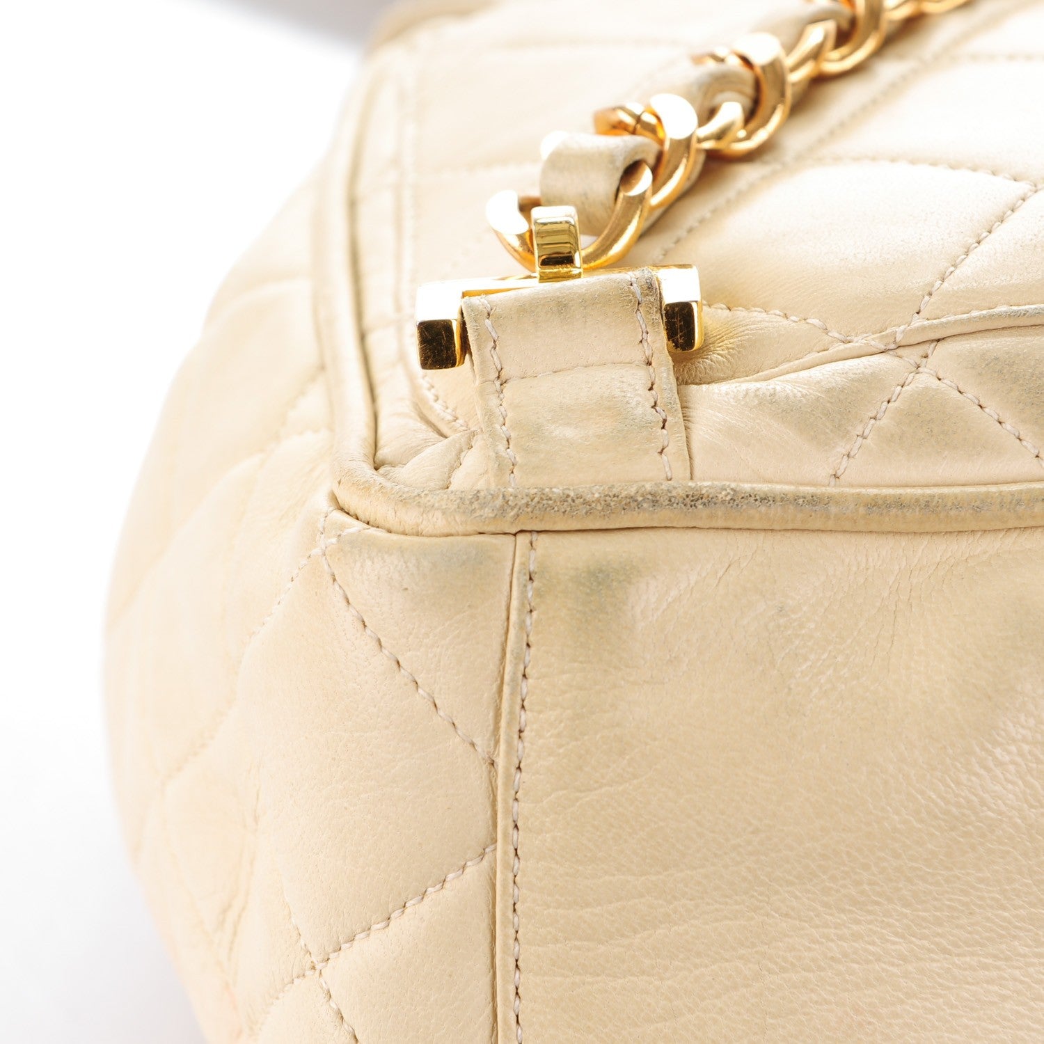Chanel Lambskin Quilted Backpack Beige Clair 7 of 12
