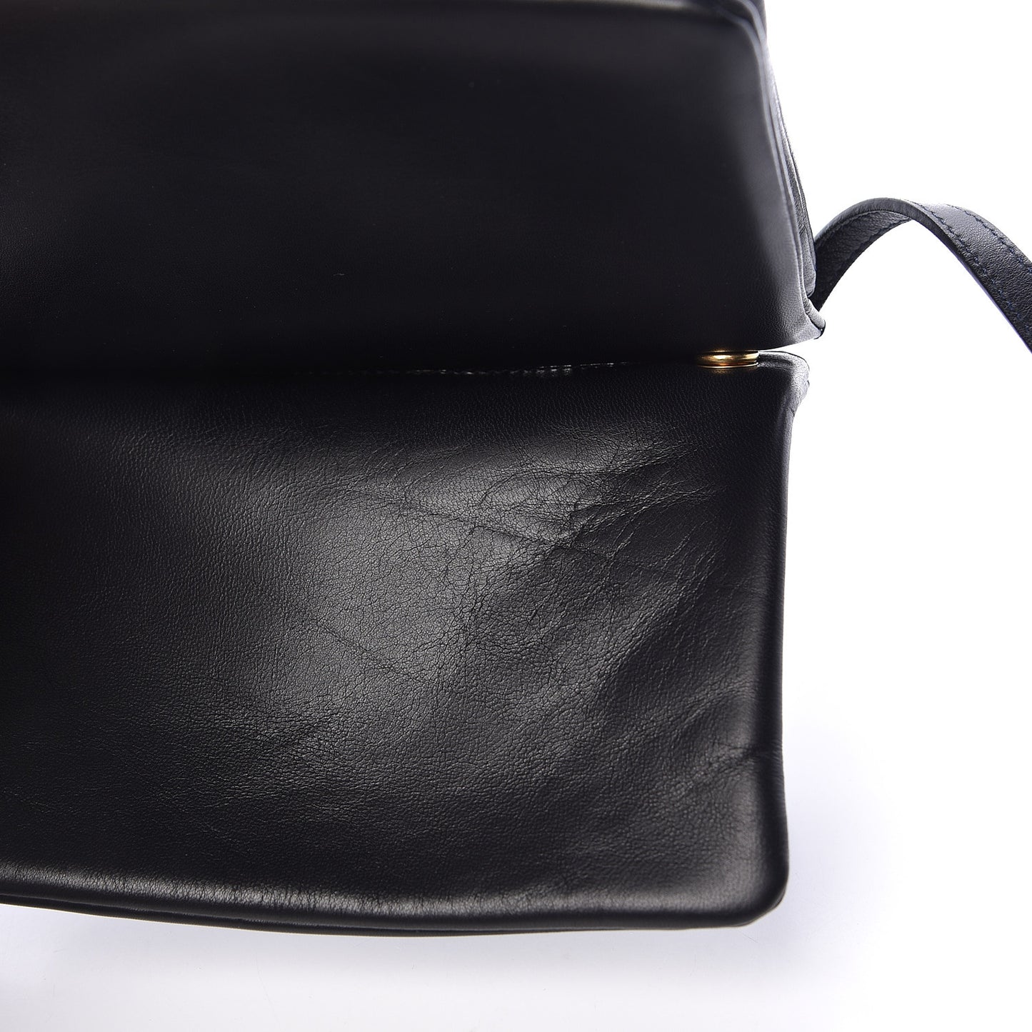 Lambskin Small Trio Crossbody Bag Navy Blue