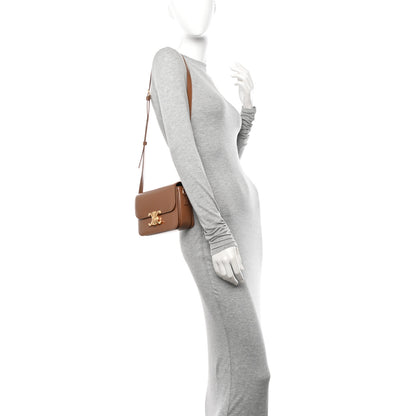 Celine Shiny Calfskin Teen Triomphe Bronze 3 of 15