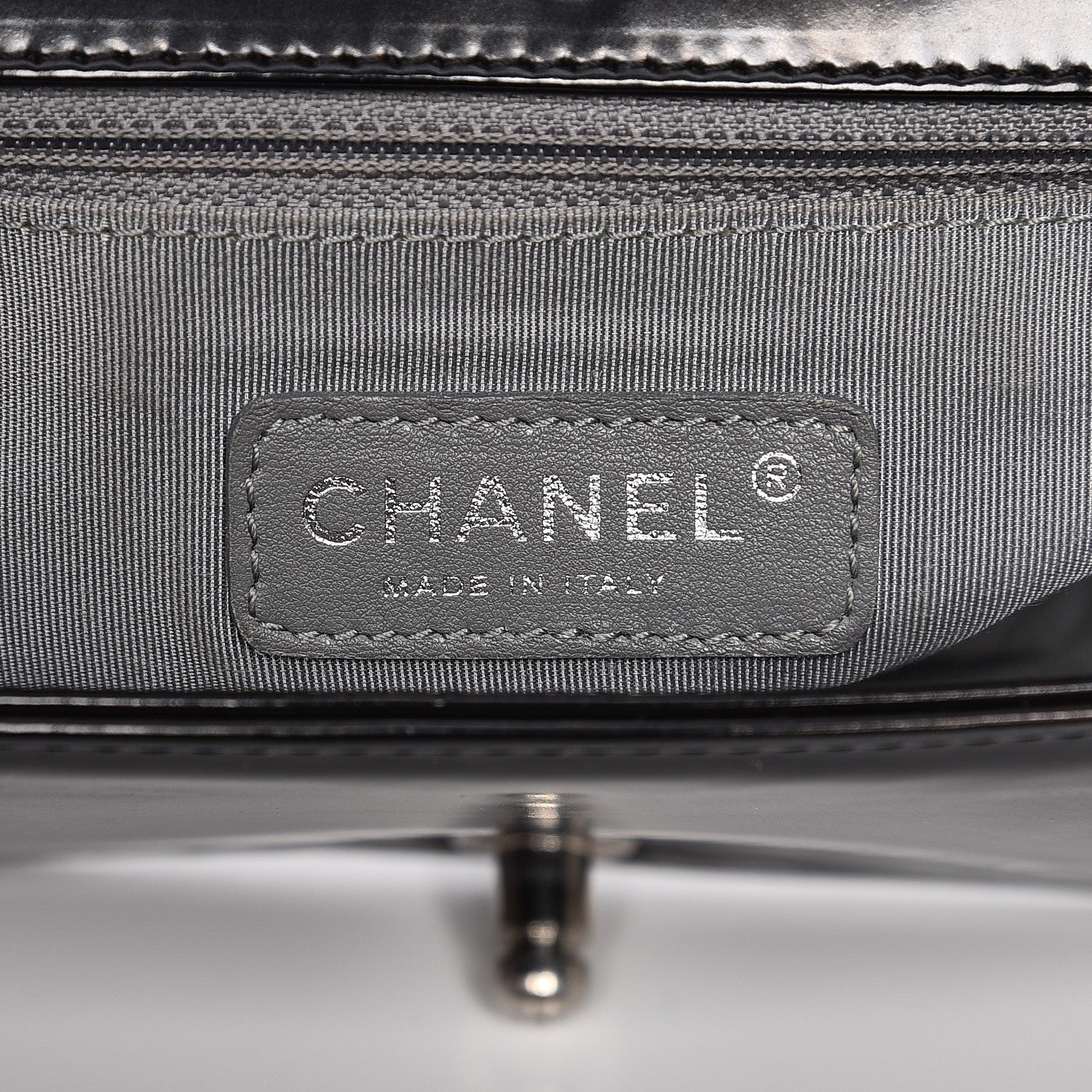 Chanel Glazed Calfskin Medium Boy Flap Black 6 of 13