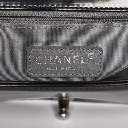 Chanel Glazed Calfskin Medium Boy Flap Black 6 of 13