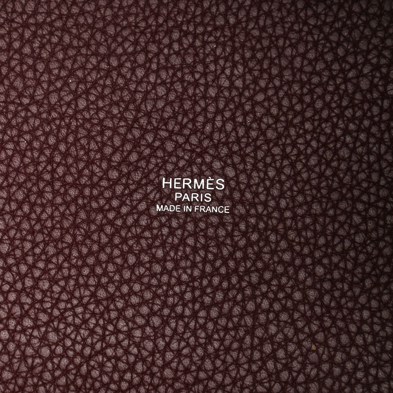 Hermes Taurillon Clemence Picotin Lock 22 MM Bordeaux 7 of 10