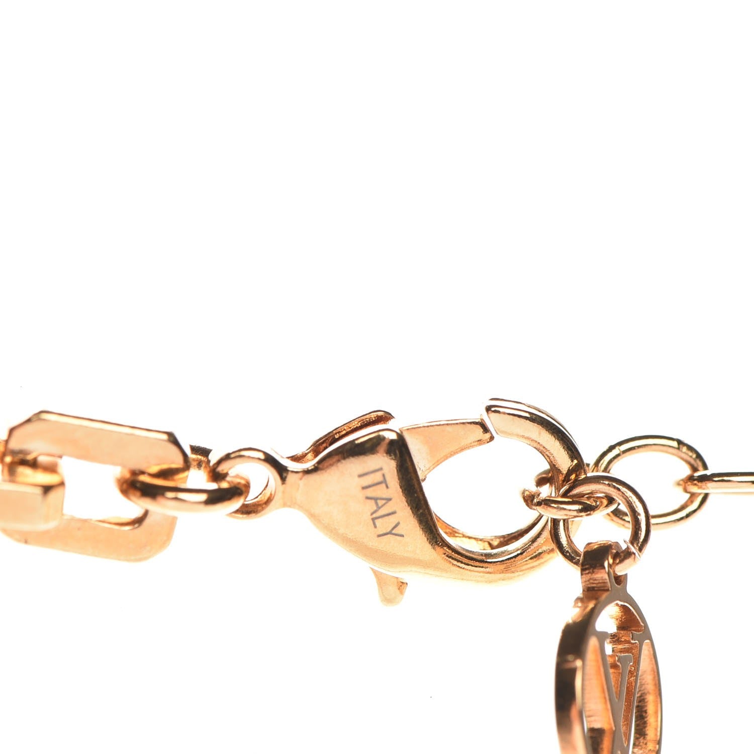 Louis Vuitton LVision Chain Necklace Gold 5 of 7