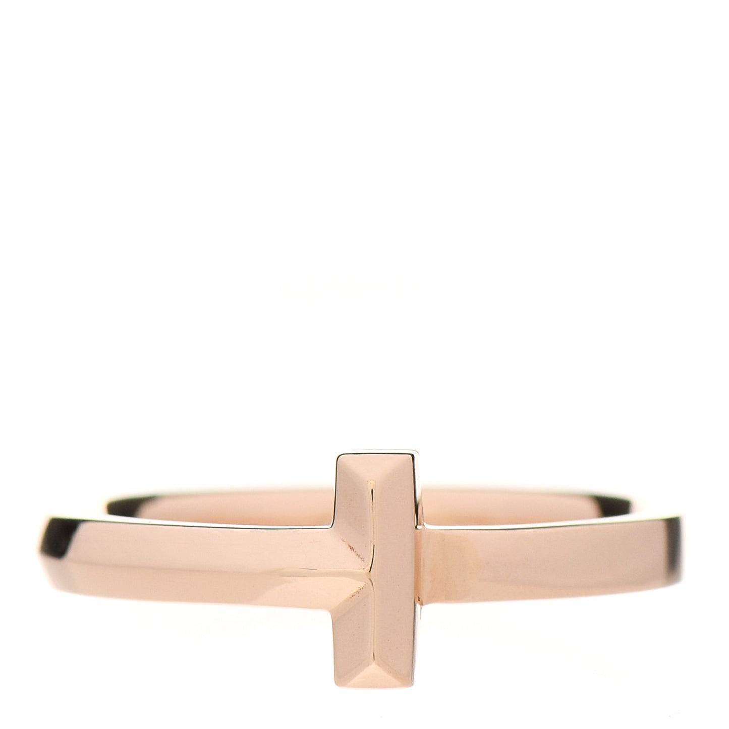 18K Rose Gold 2.5mm T T1 Ring 52 6