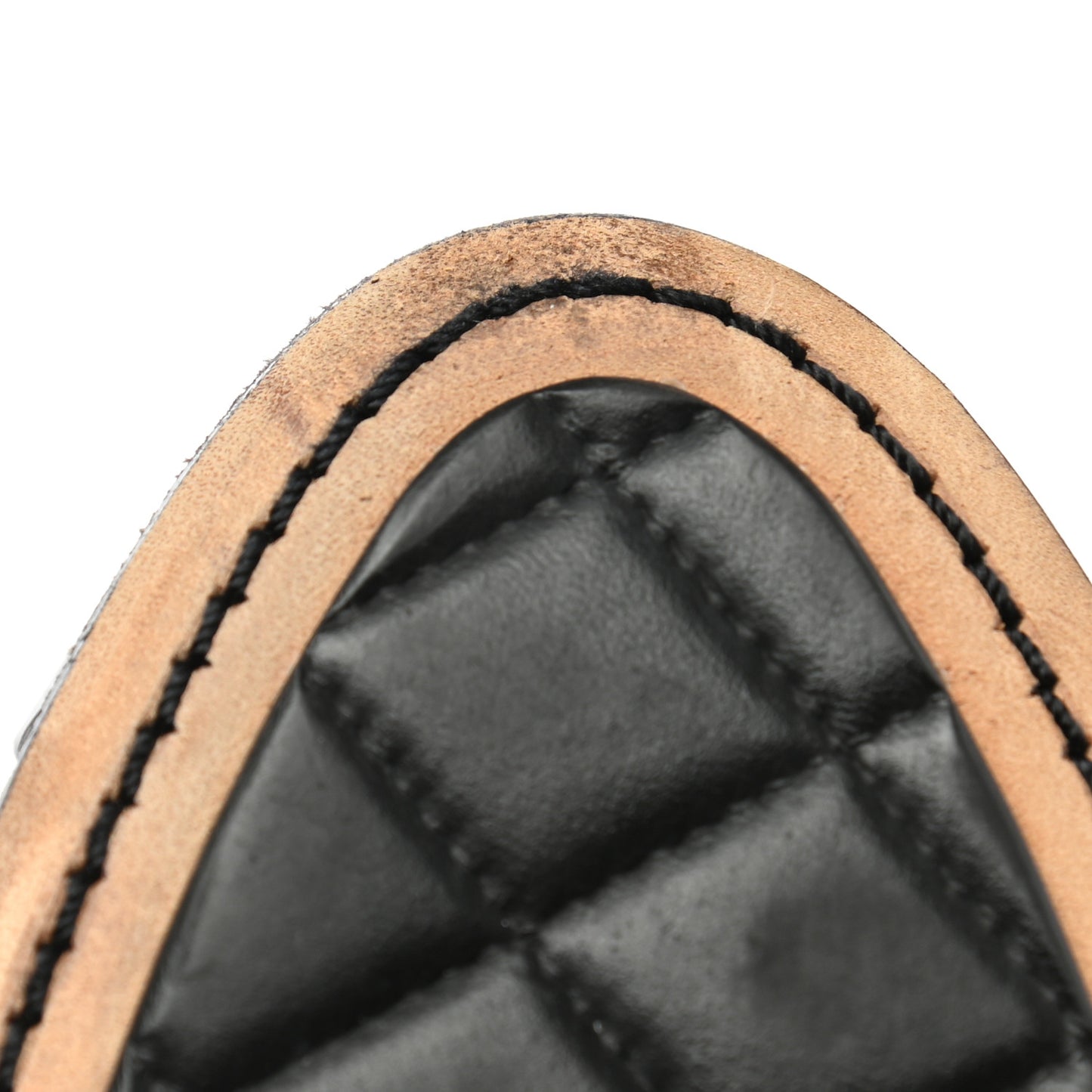 Lambskin Patent CC Elastic Cap Toe Ballerina Pumps 37 Black