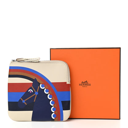 Hermes Swift Carre Rainbow Love Pocket Pouch Beton Bleu Encre 8 of 8