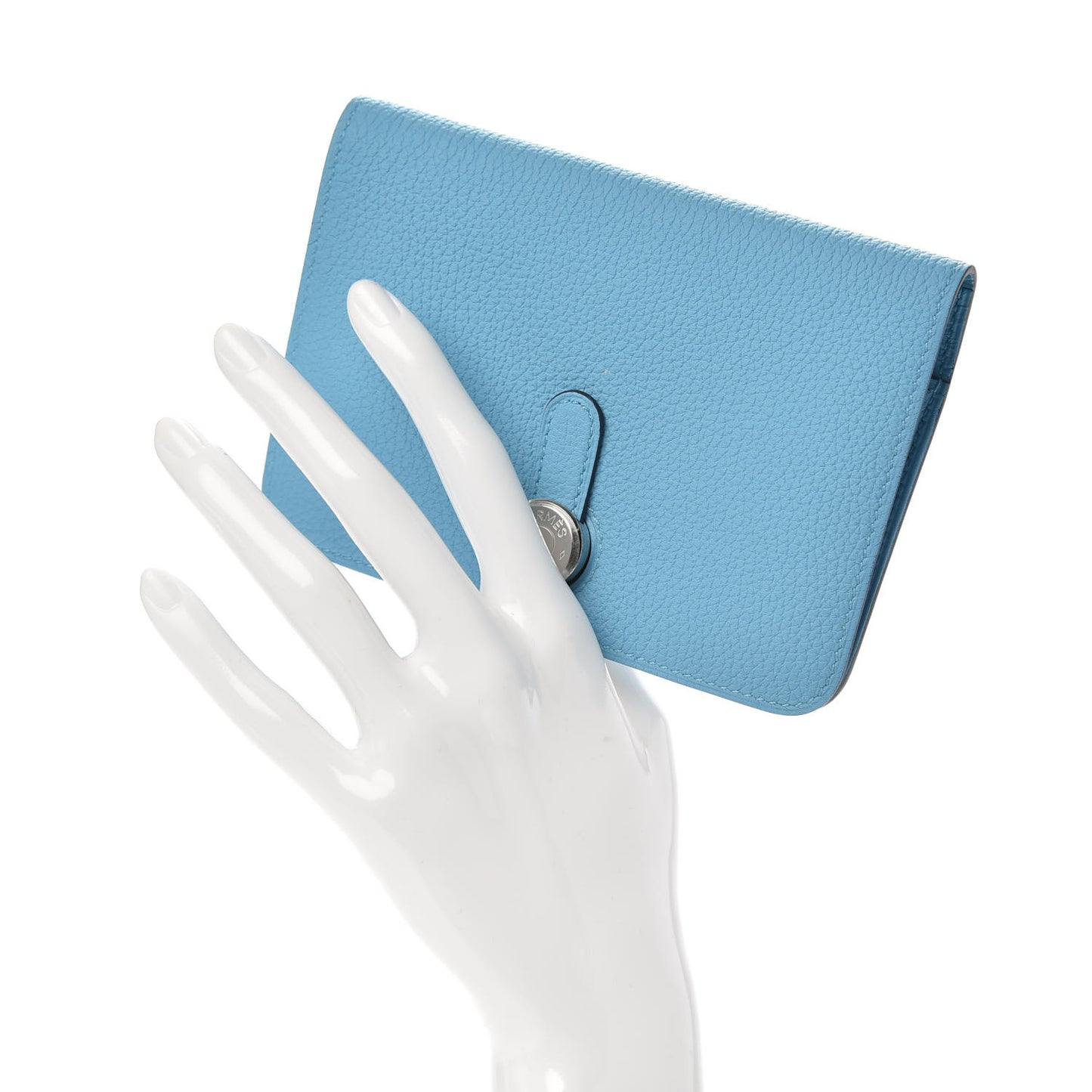Togo Dogon Compact Wallet Blue du Nord