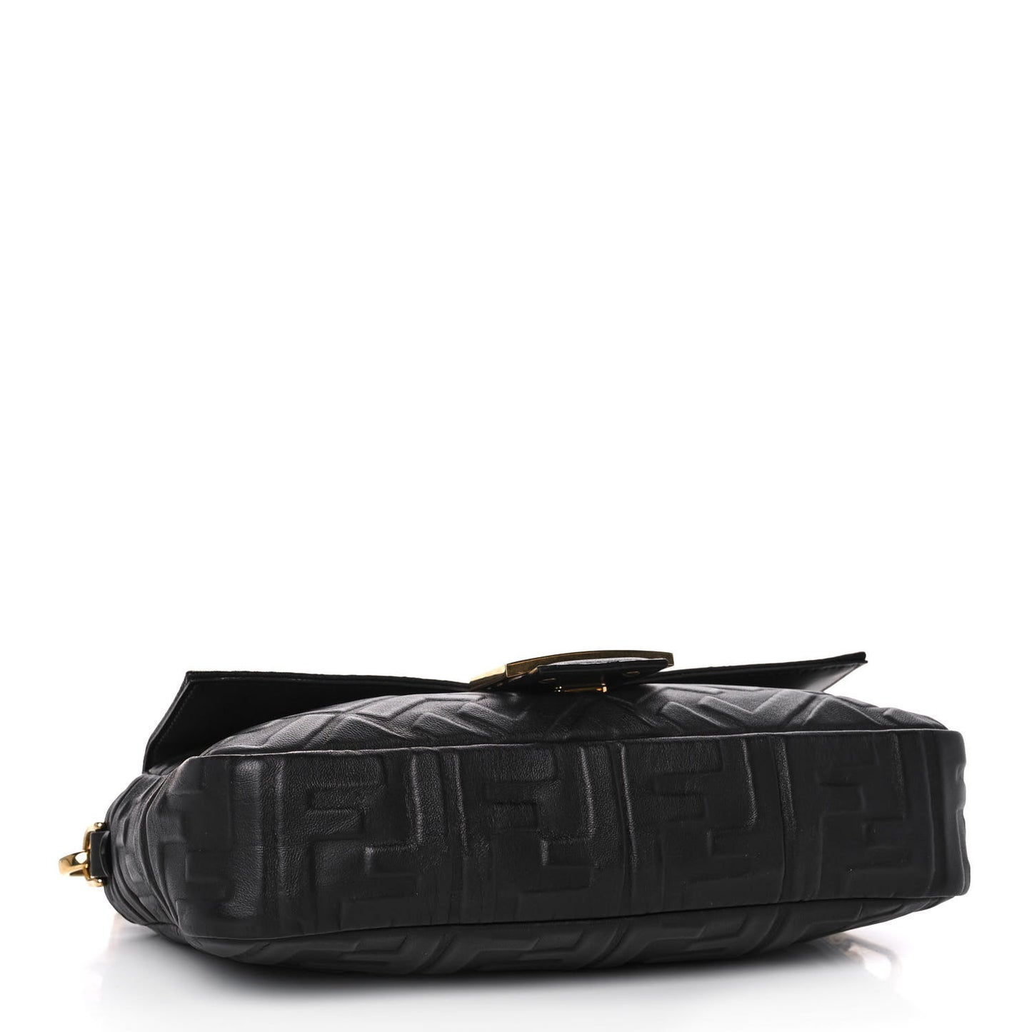 Nappa FF 1974 Embossed Baguette Black