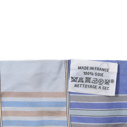 Hermes Silk Couvertures Nouvelles Twilly Menthe Ciel Marine Sable 11 of 11