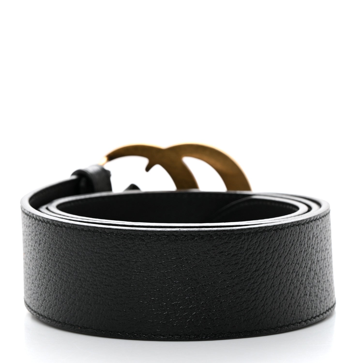 Gucci Textured Calfskin Double G 40mm Belt 85 34 Black 2 of 5