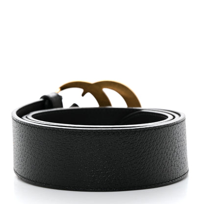 Gucci Textured Calfskin Double G 40mm Belt 85 34 Black 2 of 5