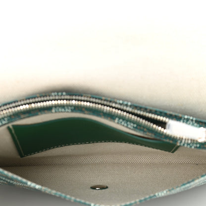 Goyard Goyardine Plumet Wallet Clutch Green 6 of 11