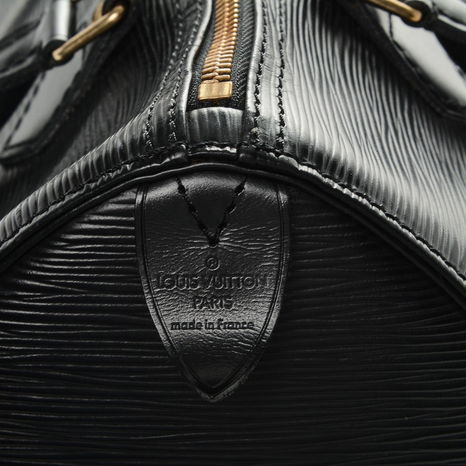 Louis Vuitton Epi Speedy 25 Black 6 of 6