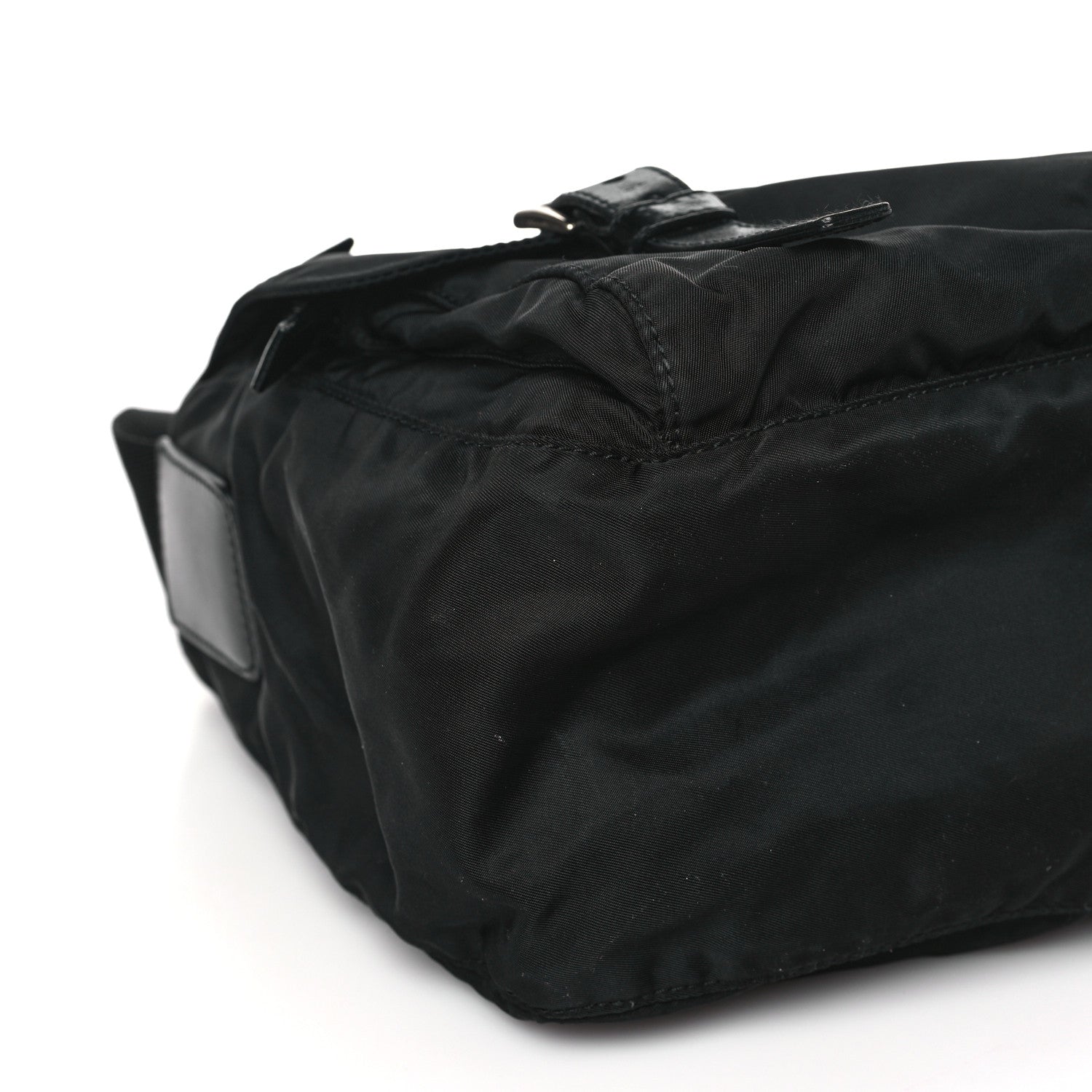 Prada Nylon Vela Messenger Bag Black 7 of 8