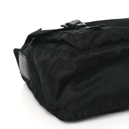 Prada Nylon Vela Messenger Bag Black 7 of 8