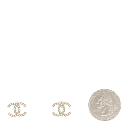 Chanel Pearl CC Earrings Gold 2 of 4