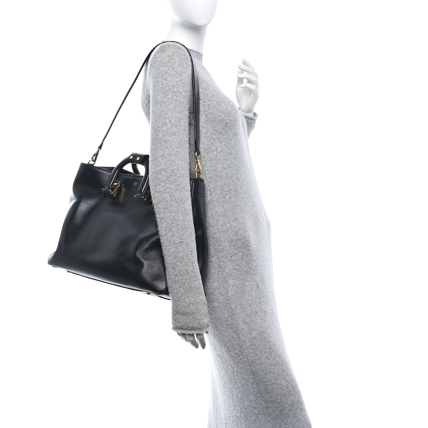 Vitello Glacier Large FF Tote Black
