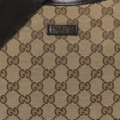 Gucci Monogram Medium Half Moon Hobo Dark Brown 8 of 11