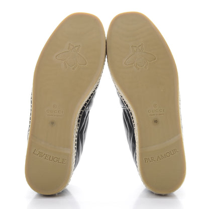 Gucci Nappa Matelasse Mens GG Marmont Espadrilles 10 Black 5 of 8