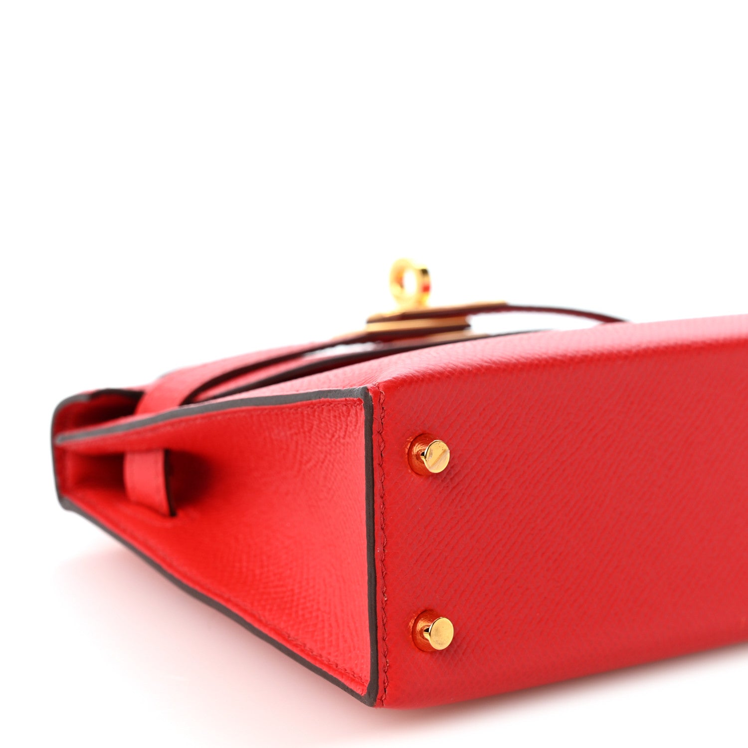 Hermes Epsom Mini Kelly Sellier 20 Rouge de Coeur 9 of 10