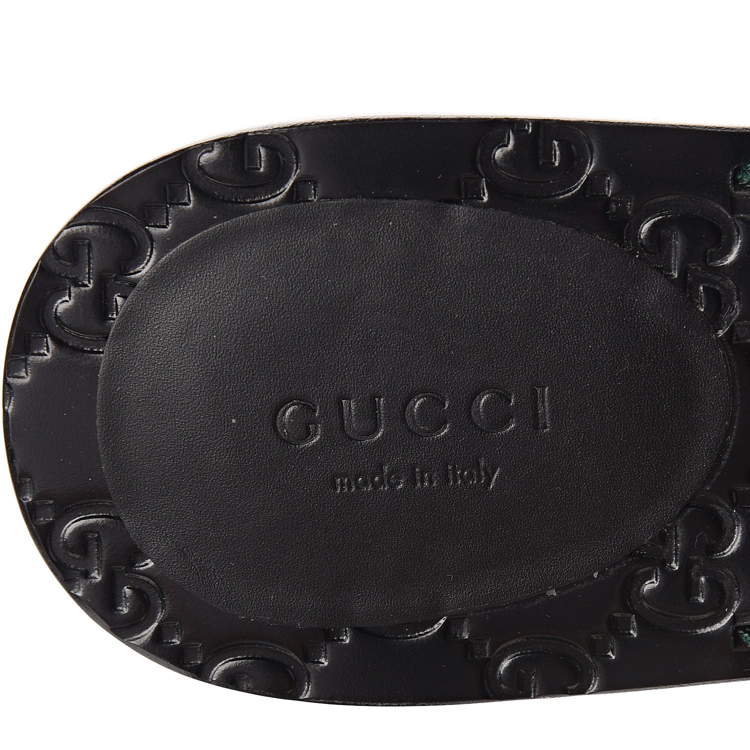 Gucci Nylon Guccissima Web Womens Thong Sandals 39.5 Green Red Black 8 of 8