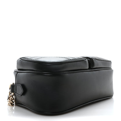 Gucci Calfskin Matelasse Small GG Marmont 2.0 Shoulder Bag Black 4 of 10