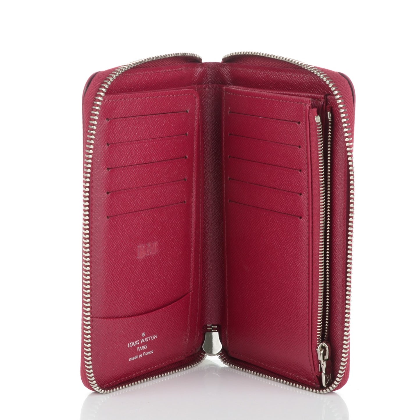 Epi Zippy Compact Wallet Fuchsia