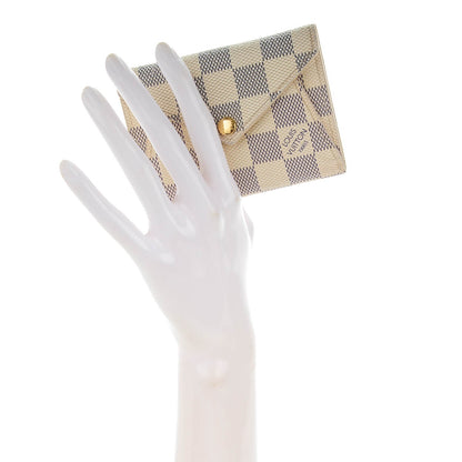 Louis Vuitton Damier Azur Compact Origami Wallet 2 of 8