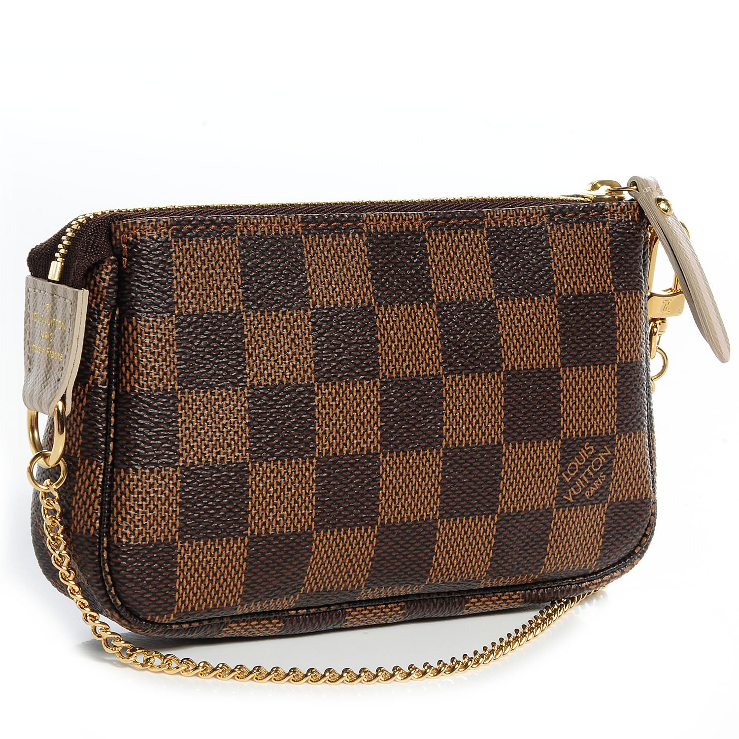 Louis Vuitton Damier Ebene Trunks and Locks Mini Pochette Accessories 3 of 8