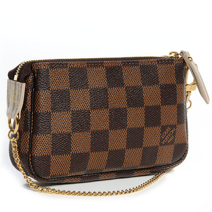 Louis Vuitton Damier Ebene Trunks and Locks Mini Pochette Accessories 3 of 8